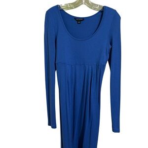Banana Republic Vibrant Blue Long Sleeve Dress